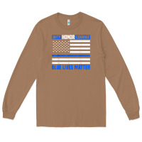 Toasted Coconut blue lives matter for police officer Long Sleeve Tee - linhVisuals