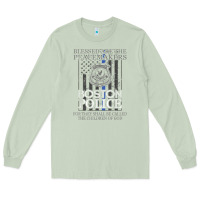 Matcha boston police shirt saint michael police officer prayer Long Sleeve Tee - linhVisuals