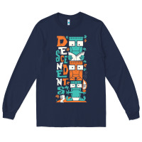 Navy oke 15 Long Sleeve Tee - linhVisuals