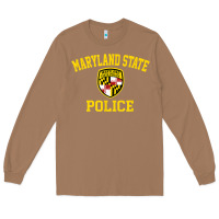 Toasted Coconut maryland state police Long Sleeve Tee - linhVisuals
