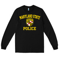Black maryland state police Long Sleeve Tee - linhVisuals