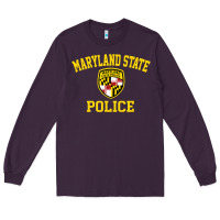 Plum maryland state police Long Sleeve Tee - linhVisuals