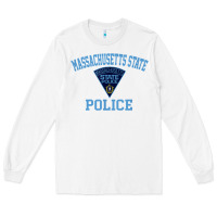 White massachusetts state police Long Sleeve Tee - linhVisuals