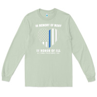 Matcha national police week shirt in memory and honor us flag Long Sleeve Tee - linhVisuals