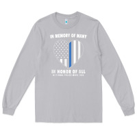 Moon Dust national police week shirt in memory and honor us flag Long Sleeve Tee - linhVisuals
