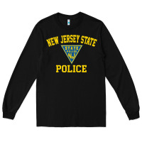 Black new jersey state police Long Sleeve Tee - linhVisuals