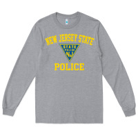 Heather Grey new jersey state police Long Sleeve Tee - linhVisuals