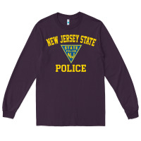Plum new jersey state police Long Sleeve Tee - linhVisuals
