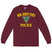 Burgundy new jersey state police Long Sleeve Tee - linhVisuals