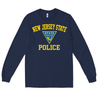 Navy new jersey state police Long Sleeve Tee - linhVisuals