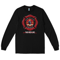 Black new orleans firefighter shirt firefighter gifts louisiana Long Sleeve Tee - linhVisuals