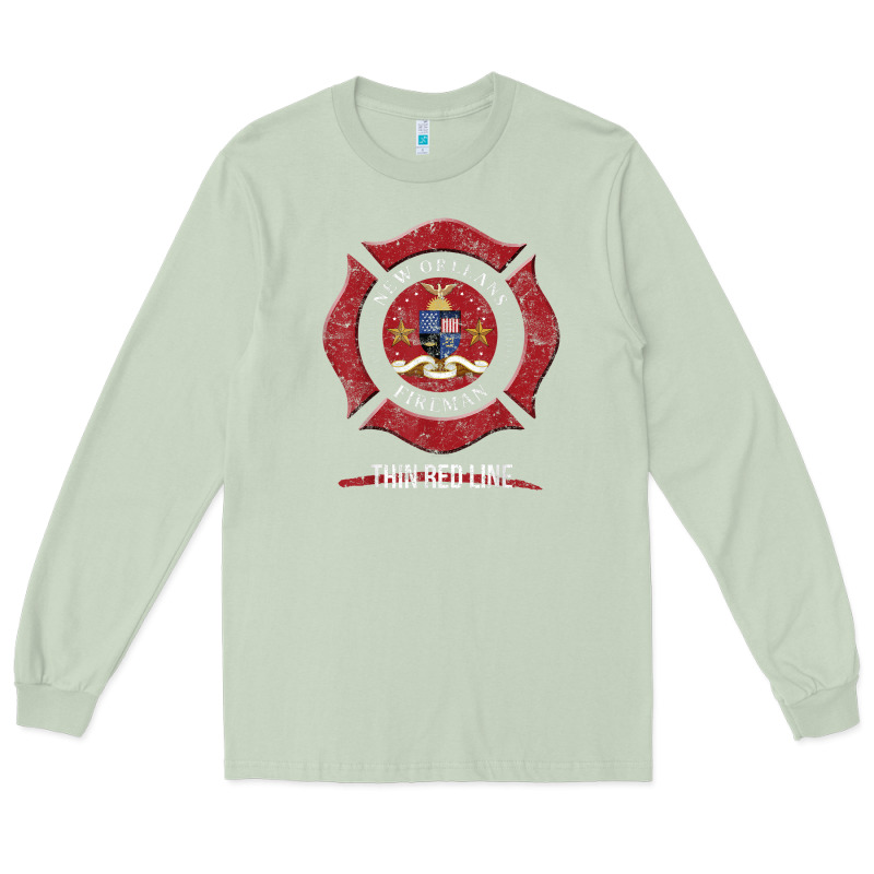 New Orleans Firefighter Shirt Firefighter Gifts Louisiana Long Sleeve Tee by linhVisuals | Teevron