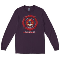 Plum new orleans firefighter shirt firefighter gifts louisiana Long Sleeve Tee - linhVisuals