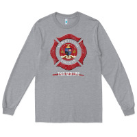 Heather Grey new orleans firefighter shirt firefighter gifts louisiana Long Sleeve Tee - linhVisuals