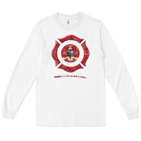 White new orleans firefighter shirt firefighter gifts louisiana Long Sleeve Tee - linhVisuals