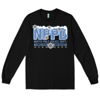 Black north pole police department Long Sleeve Tee - linhVisuals