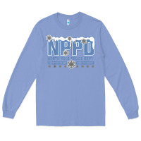Colony Blue north pole police department Long Sleeve Tee - linhVisuals