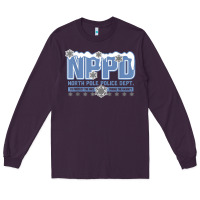 Plum north pole police department Long Sleeve Tee - linhVisuals