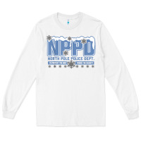 White north pole police department Long Sleeve Tee - linhVisuals