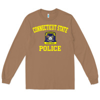 Toasted Coconut connecticut state police Long Sleeve Tee - linhVisuals