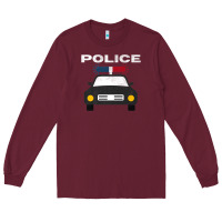 Burgundy cool policeman law enforcement deputy kawaii police mobile premium Long Sleeve Tee - linhVisuals