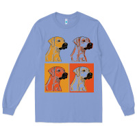 Colony Blue rhodesian ridgeback t  shirt rhodesian ridgeback dog gift idea t  shir Long Sleeve Tee - linhVisuals