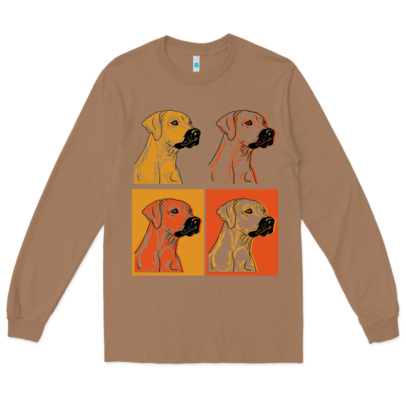 Rhodesian Ridgeback T  Shirt Rhodesian Ridgeback Dog Gift Idea T  Shir Long Sleeve Tee by linhVisuals | Teevron