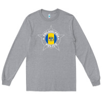 Heather Grey philadelphia police t shirt   ppd Long Sleeve Tee - linhVisuals