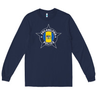 Navy philadelphia police t shirt   ppd Long Sleeve Tee - linhVisuals