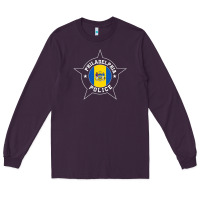 Plum philadelphia police t shirt   ppd Long Sleeve Tee - linhVisuals