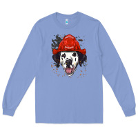 Colony Blue dalmatian firefighter dalmatian dog lover Long Sleeve Tee - linhVisuals