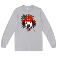 Moon Dust dalmatian firefighter dalmatian dog lover Long Sleeve Tee - linhVisuals