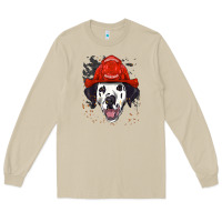 Mushroom dalmatian firefighter dalmatian dog lover Long Sleeve Tee - linhVisuals