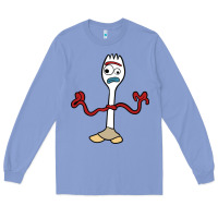 Colony Blue forky Long Sleeve Tee - linhVisuals