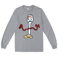 Heather Grey forky Long Sleeve Tee - linhVisuals