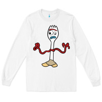 White forky Long Sleeve Tee - linhVisuals