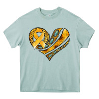 Arona childhood cancer awareness heart Heavy Core Tee - Jasminsmagicworld