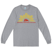 Heather Grey arizona western college Long Sleeve Tee - linhVisuals