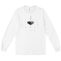 White police & firefighter mom, i raised mine fireman mothers day Long Sleeve Tee - linhVisuals