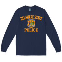 Navy delaware state police Long Sleeve Tee - linhVisuals