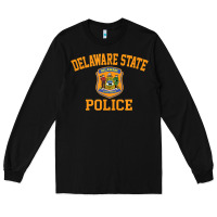 Black delaware state police Long Sleeve Tee - linhVisuals
