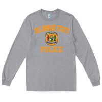 Heather Grey delaware state police Long Sleeve Tee - linhVisuals