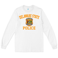 White delaware state police Long Sleeve Tee - linhVisuals