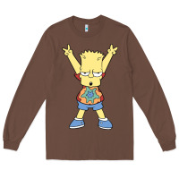 Chestnut groovy bart Long Sleeve Tee - linhVisuals