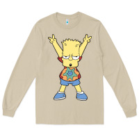 Mushroom groovy bart Long Sleeve Tee - linhVisuals
