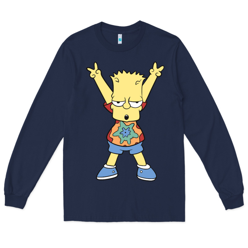 Groovy Bart Long Sleeve Tee by linhVisuals | Teevron