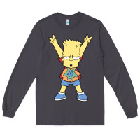 Smoke groovy bart Long Sleeve Tee - linhVisuals