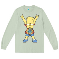 Matcha groovy bart Long Sleeve Tee - linhVisuals