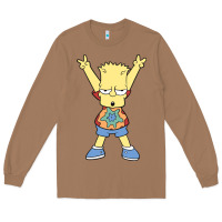 Toasted Coconut groovy bart Long Sleeve Tee - linhVisuals