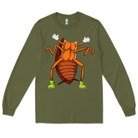 Army Green cool easy cockroach insect halloween Long Sleeve Tee - linhVisuals